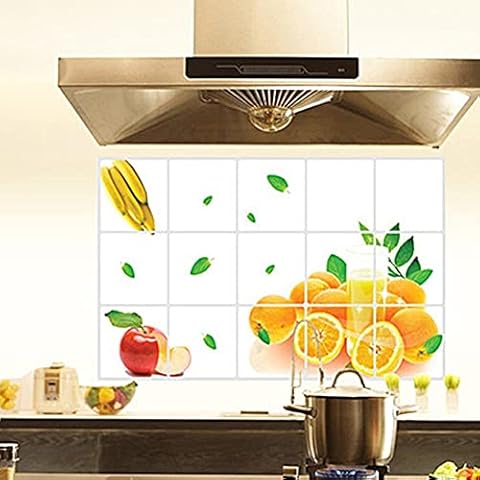 Waterproof Kitchen Oil Proof Wall Stickers Cover