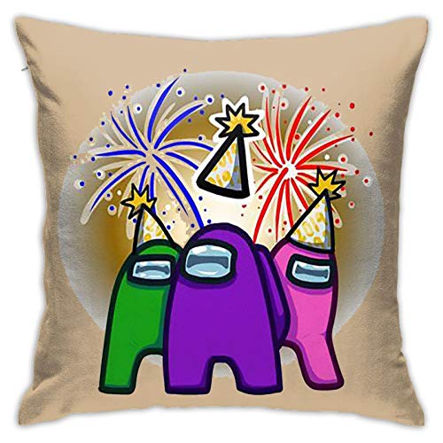 Among Us Velvet Throw Pillow Cover Decor Unique Pillows Case Square Cushion for Sofa Couch Home Decoration 18