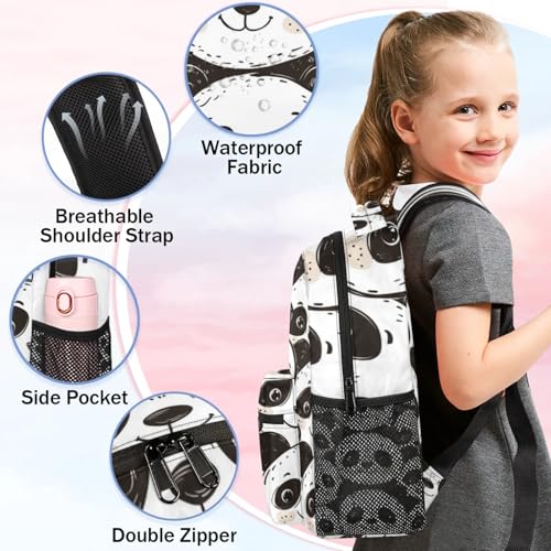 Kids Backpacks for Boys Girls - 16 Inch Panda Schoolbag Lightweight Waterproof Book Bag for Preschool, Kindergarten, Elementary Back to School Children4