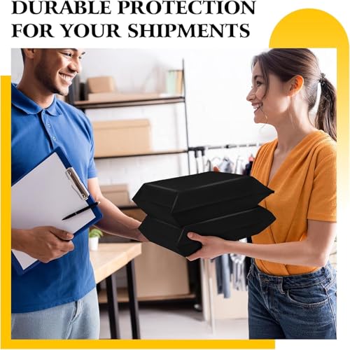 Image of Metronic Large Poly Mailers 17.7x22 inch 500 Pack,Shipping Bags for Clothes,Strong Self Adhesive Shipping Envelopes for Small Business,Waterproof Mailing Envelopes Bulk for Packaging Black