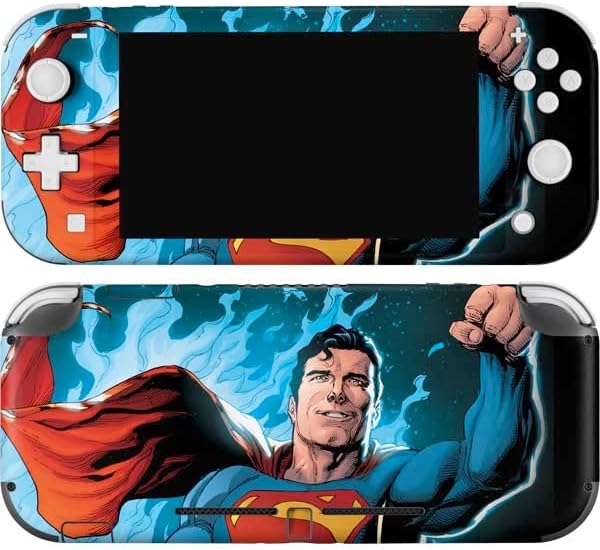 Skinit Decal Gaming Skin Compatible with Nintendo Switch Lite - Officially Licensed DC Comics Superman Action Pose Art by Jim Lee Design image 5