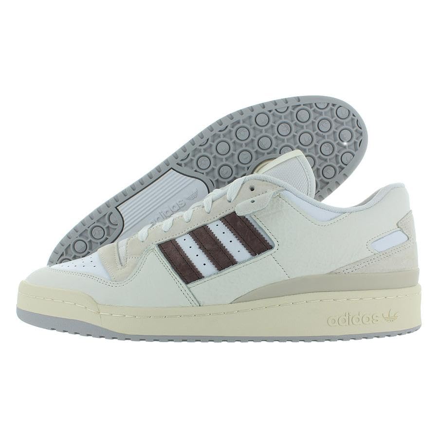 Image of adidas Forum 84 Low Cl Mens Shoes Size 14, Color: Cloud White /Grey Two /Cloud White-White