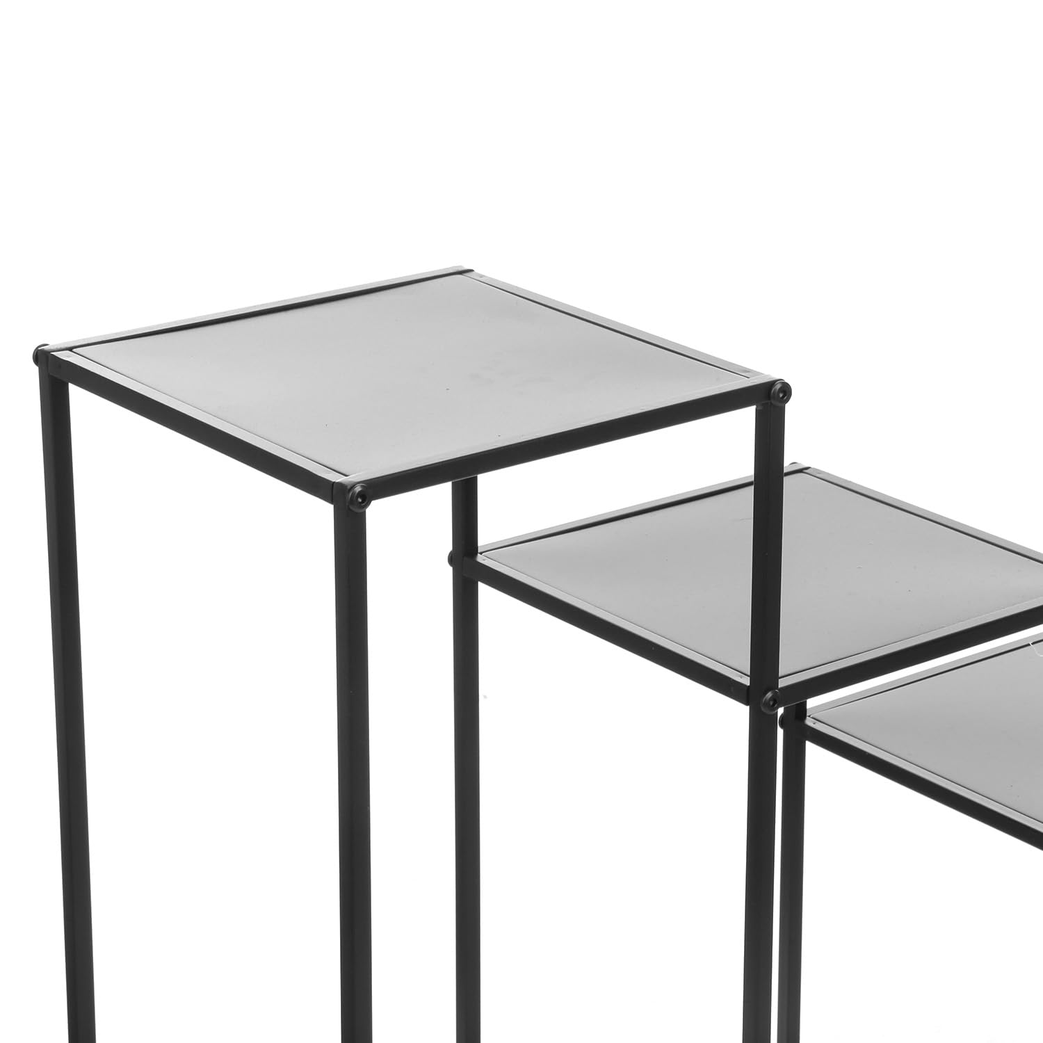 KASANOVA Étagère porte-pots 3 étagères 70 x 68 x 24 cm
