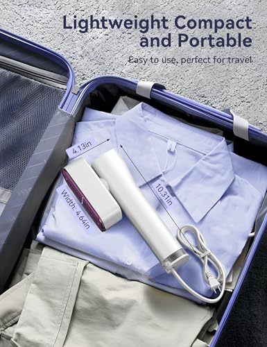 image for Steamer for Clothes,Sundu Portable 2-in-1 Steamer & Iron,15s Heat-up,1