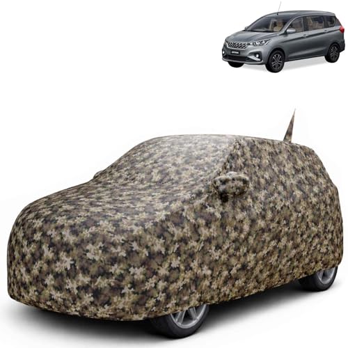 Image of KINGSWAY JungleTech 100% Waterproof Car Cover Only with Maruti Suzuki Ertiga (Year 2025 Onwards - All Model) | Mirror and Antenna Pockets | Scratchproof | All Weather Car Body Cover