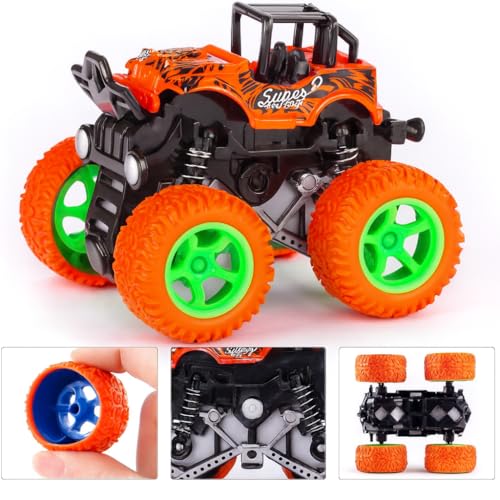 Image of Magic Induction RC Intelligent Sensor Car - 2.4GHz Remote Control Mini Car with Smart Music & LED Lighting, Line Sensing Infrared, Educational Racing Toy (4WD Rock Climber)