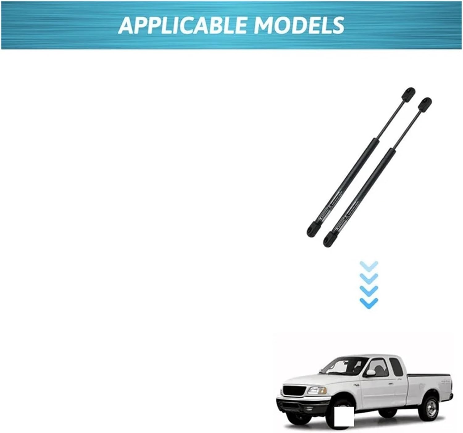 2pcs/set Car Front Engine Hood Lift Support Gas Struts Accessories Compatible For Ford F-150 1995 1996 1997 1998 1999 2000 2001 2002 2003