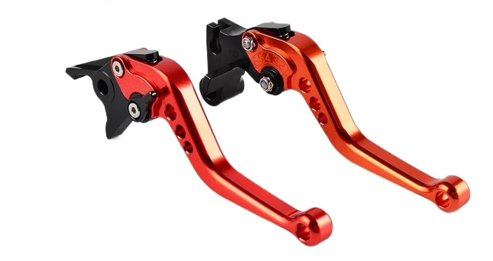 CPACPCWYSP for Z900 for Z650 for Z 650 for Versys650 for Versys1000 for Ninja for 650R for ER-6F for Vulcan S Clutch Brake Lever Brake Clutch Grips Levers(Orange Short)