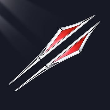 Car Emblem Sticker for Mini John Cooper Works EVs 2025, 2PCS Waterproof Wear Resistant Creativity Side Label Body Decals Hood Trunk Styling Auto Decoration,C