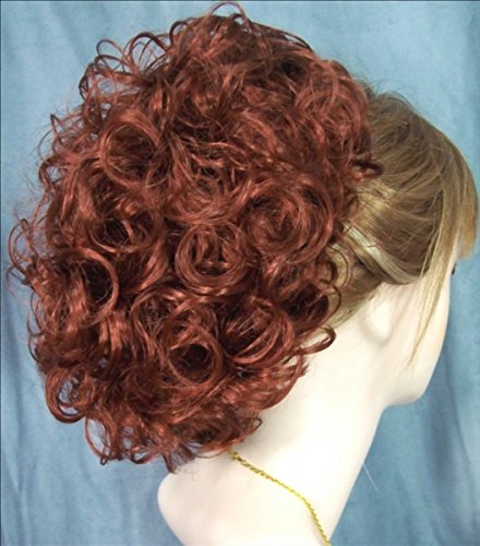 PHOEBE Clip On Hairpiece by Mona Lisa 130 Copper Red
