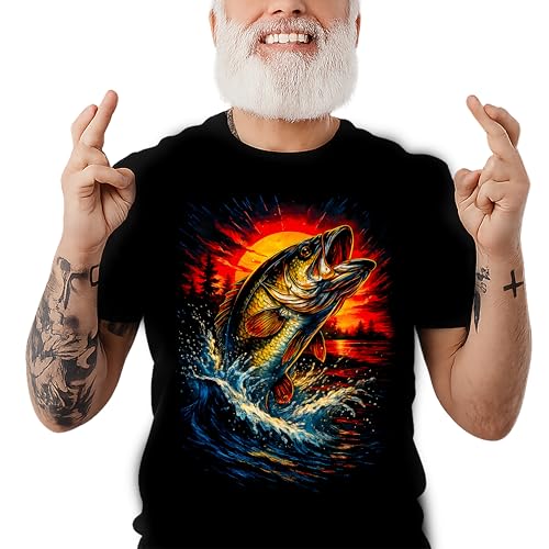 Matching Fishing Shirts for Dad and Son, Bass Fishing Family Tee, Father Son Lake Life Outfit