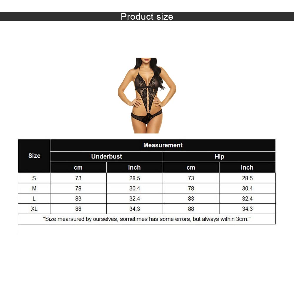 bielizna damska, seksowna, nocna z dekoltem w serek Halter Babydoll z otwartą koronką, erotyczna bielizna, bielizna nocna, bielizna nocna, body do spania