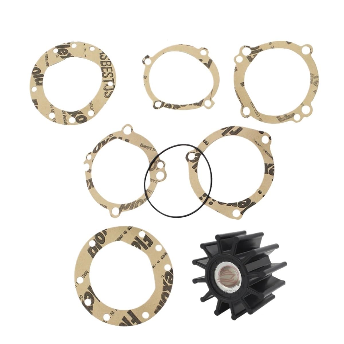 Turbine de pompe à eau flexible 7300-01 à haut débit de refroidissement - 6