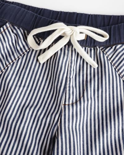 Image of PEIHOT Low Rise Striped Pants for Women Pull On Drawstring Boho Wide Leg Jeans Trendy 2026