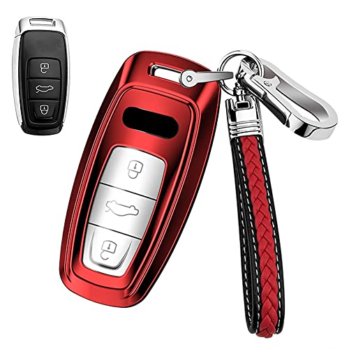 L[P[X AEfBp X}[gL[P[X L[Jo[ 3{^ _炩 TPU G肢 AEfB p݌v2018 2019 AUDI Ή A6 A6 Avant A7 A8 A8L ɓKp L[z_[ (bh)