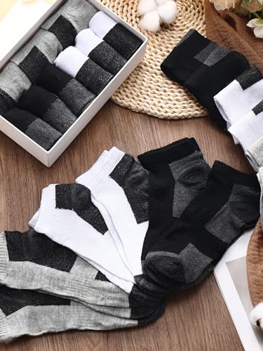 Image of Foaincore 60 Pairs Ankle Socks Bulk for Men Women, Low Cut Breathable Cushioned Athletic Running No Show Socks Multipack