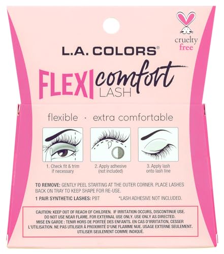 Image of L.A. COLORS Flexi Comfort Lash, Strike a Pose (Long Length) CBEL508