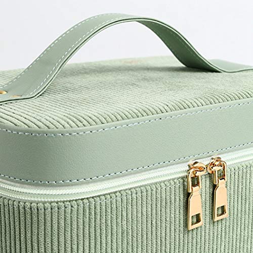 Fanuse Neue Kosmetikkoffer Make-Up-Tasche Koffer Reise-Aufbewahrungsbox Waschlappen mit GrooEr KapazittT DoppeltüRiger… – Bild 3