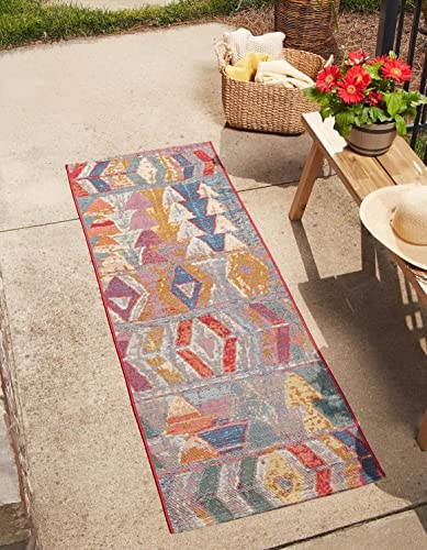 Unique Loom Outdoor Modern Collection Area Rug - Tamarindo (2' 7