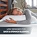 Tempur-Pedic TEMPUR-Cloud ProLo Pillow, King (Pack of 1), White