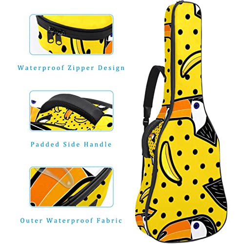 Housse de transport étanche pour guitare avec bandoulière réglable en peau de vache rose lait et noir, Multicolore 08… - Les Beatles, Paul McCartney, John Lennon, RIngo Starr, George Harrison Housse de transport étanche pour guitare avec bandoulière réglable en peau de vache rose lait et noir, Multicolore 08… – Image 5