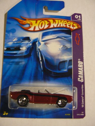 Hot Wheels Camaro 01 of 04 '69 Camaro Convertible miniatura 1