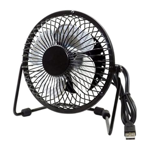 Premiertek USB Metal Desktop Fan with Switch Cover