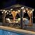 GAOMON 10'x12' Gazebo, Hardtop Outdoor Aluminum Frame Canopy with Netting and Curtains, Polycarbonate Garden Tent for Patio, Lawn, Backyard, Deck (10x12ft)
