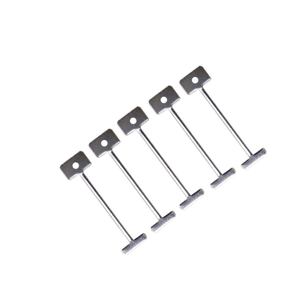 Gpyp Silver Ylrnhe 100 Pcs Replacement Steel Needles For Flooring Wall Tile Leveling System Leveler Replaceable Pin Tiling Construction Tools 1.5Mm For Walls Flooring