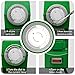 ANKO Outdoor Power Stake Timer, 12 Feet 6 Outlet Weatherproof Power Strip Timer Switch Outdoor Extension Cord, Safety Cover; ETL Certified