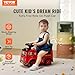 VEVOR Ride On Push Car for Toddlers, Ages 19+ Months, Ride Racer, Sit to Stand Toddler Ride On Toy, Kids Ride On Car with Music Steering, Horn & Under Seat Storage, Ride On Toy for Boys Girls, Red