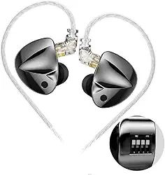 Fone de ouvido 2023 Kz D-Fi com som dinâmico intra-auricular com fio, tom ajustável para transmissão ao vivo de jogos