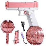 nerf super soaker floodinator  Pistolets à eau électriques pour Adultes et Enfants - Pistolet à Eau Automatique Puissant - Portée Jusqu\' à 32 Pieds - 434 CC + 58 CC - Grande Capacité - Jouet de Fête d\'été de Plage-Grande Capacité
