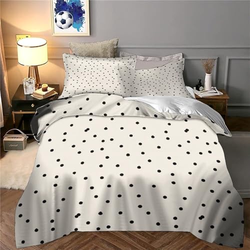 Parure de lit King fermeture éclair microfibre pour lit 220x240cm
