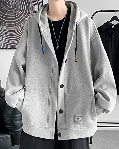 JHIJSC メンズパーカー XL グレー