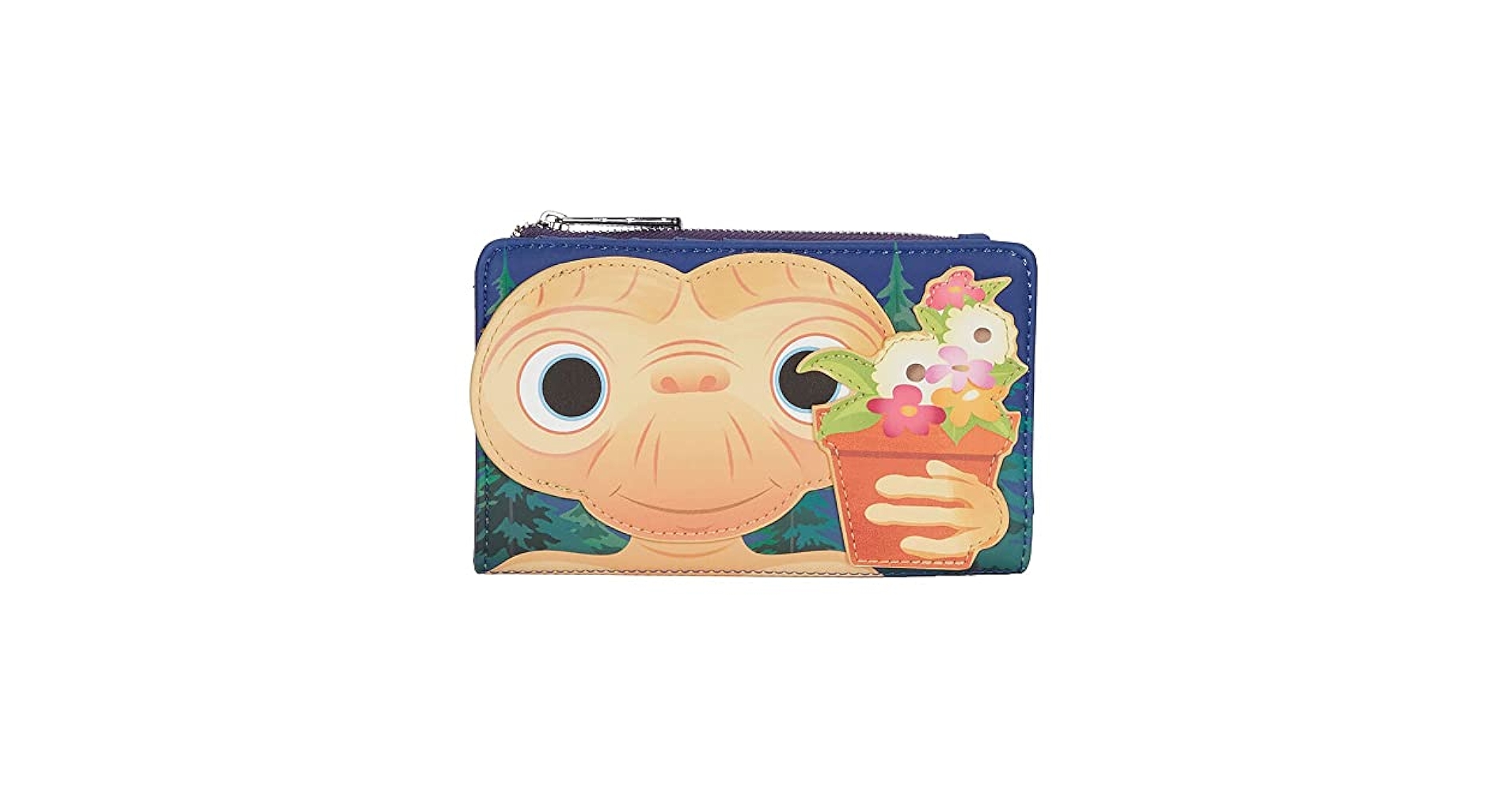 海外限定★Loungefly★E.T. the フラワーポット Flap 財布 Amazon.com: Loungefly ET Flowers Pot Flap Wallet : Clothing