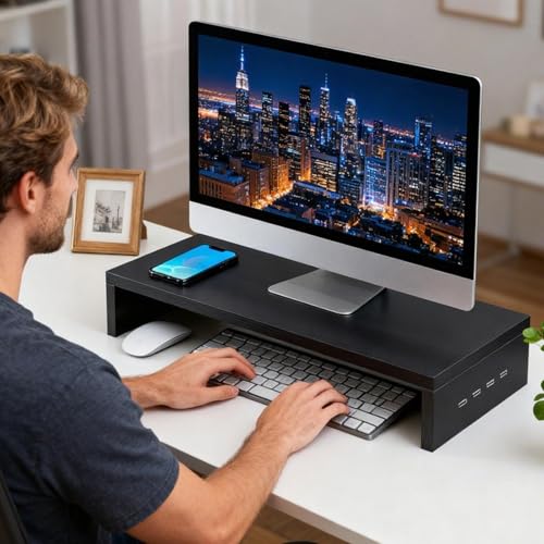 Support de moniteur au design ergonomique structure compacte haut de gamme pour écran - 2