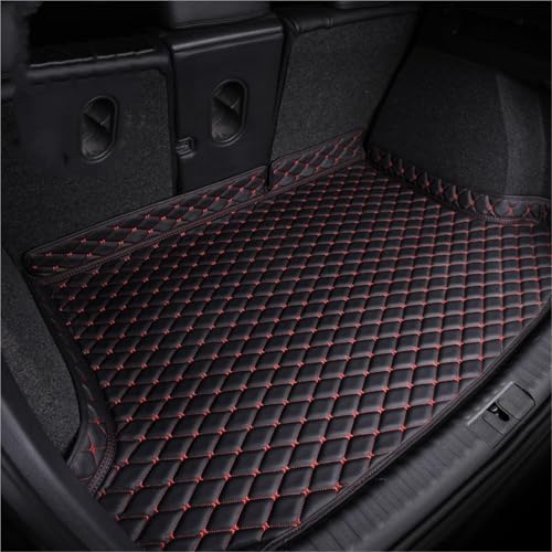 Tapis de coffre pour VW Passat B8 2017-2020 sur mesure imperméable noir et rouge