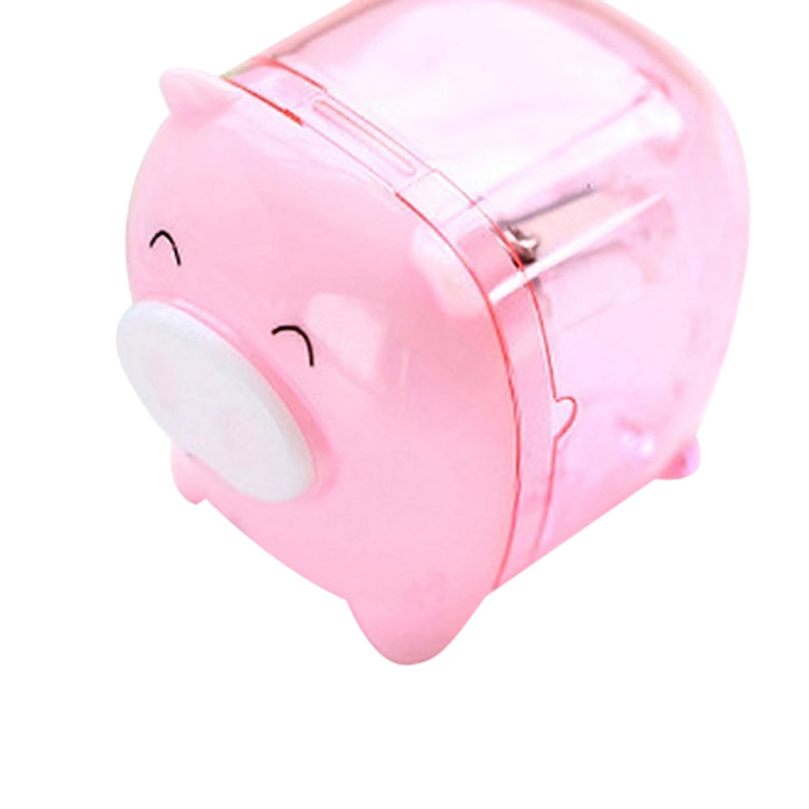 matumou 1Pc Cute Mini Pig Shaped Super Cartoon Student Pencil Sharpener Stationery Tool