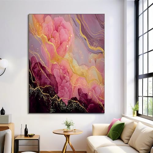 Paneles decorativos para pared que transforman tu salón con elegancia de mármol rosa