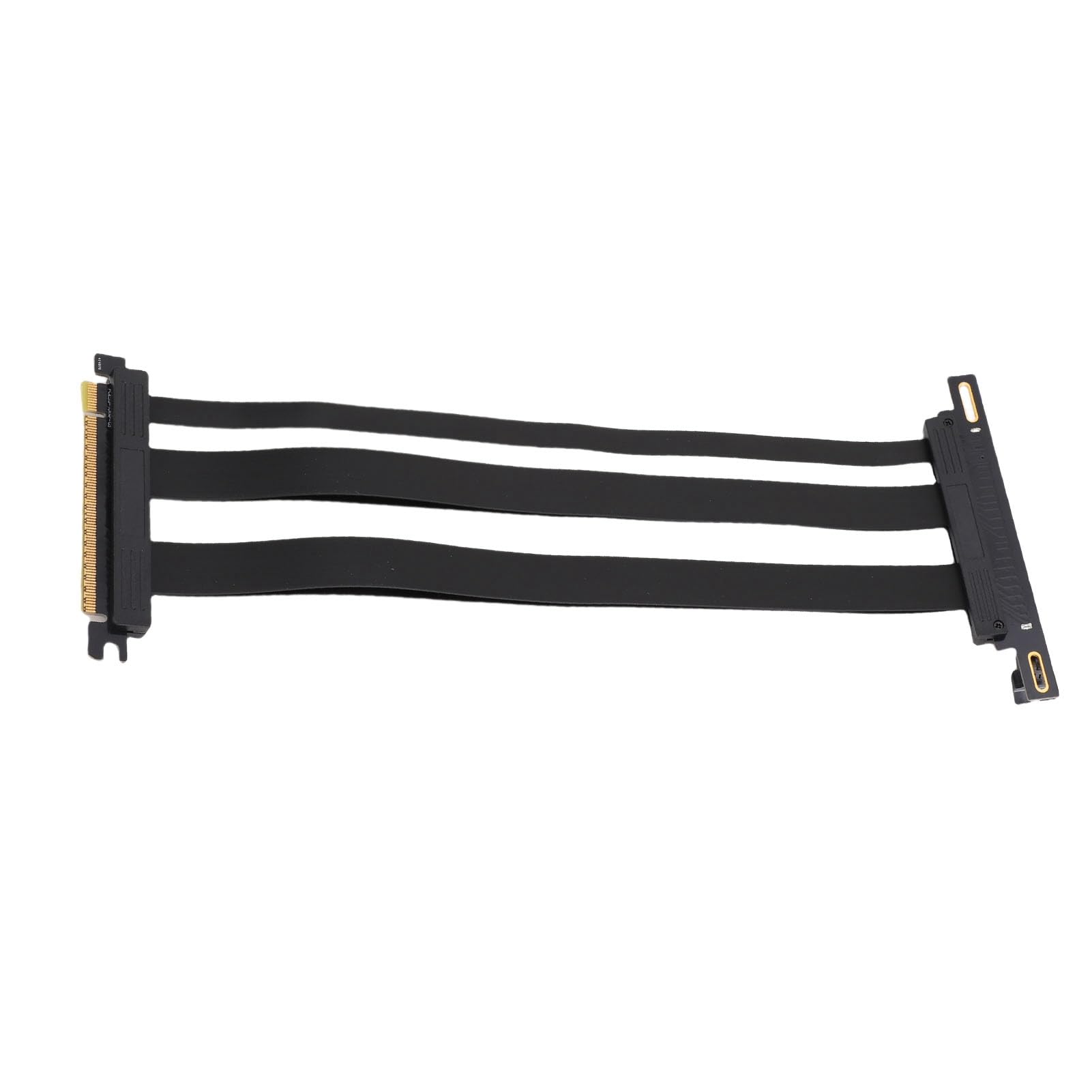 Generic Kabel Pionowy PCIE 5.0 X16, Kabel Przedłużający GPU 90 Stopni Prawidłowy Kąt 128 Gb/S Osłonięty na Komputerowy Serwer ITX Builds Computer Supplies (30cm)