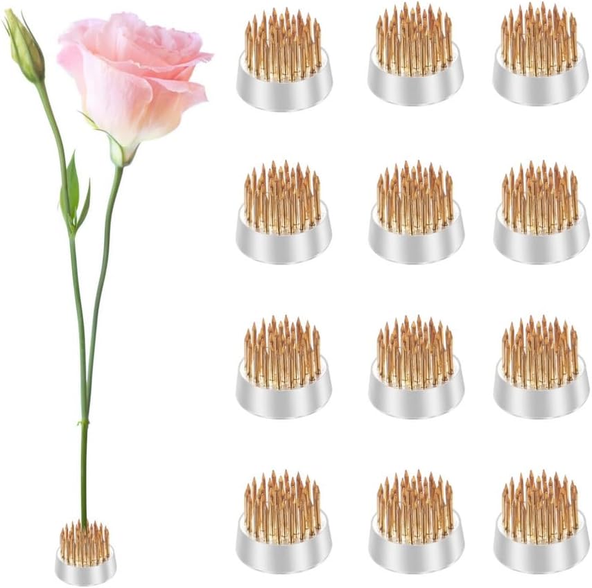 12 Pcs Mini Flower Frog Holder, 0.9In Pin Tool For Flower Arranging And Fixing