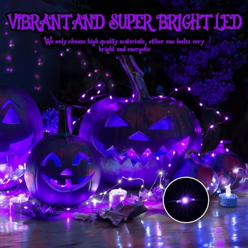 Brightown LED Fairy Lights Battery Operated String Lights - 7ft 20LED Waterproof Silver Wire Firefly Starry Moon Lights for DIY Crafts Wedding Table Centerpieces Party Bedroom Christmas - Image 3