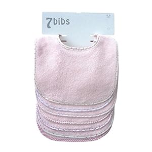 Doppellagige Sabberlätzchen für Babys, Baumwolle, weich, saugfähig, 7 Stück