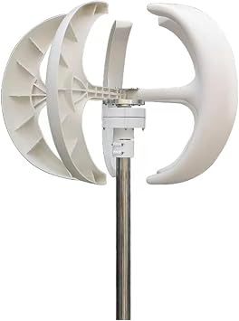 Small Wind Turbine Generator Kit Portable Wind Turbine Kit Windmill Generator Vertical Wind Turbine Generator 2kw Windmill 12v 24v 48v Low Noise Wind Speed Start MPPT with Charging Controller Used for