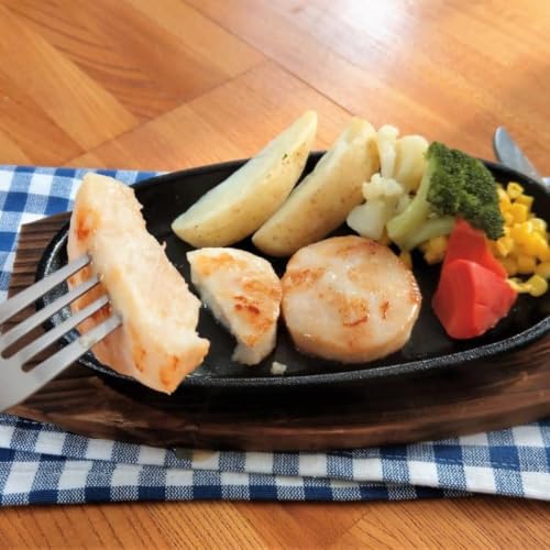 北海道紋別市 紋別産ほたて貝柱ステーキ(成形品)(5枚入・3袋)
