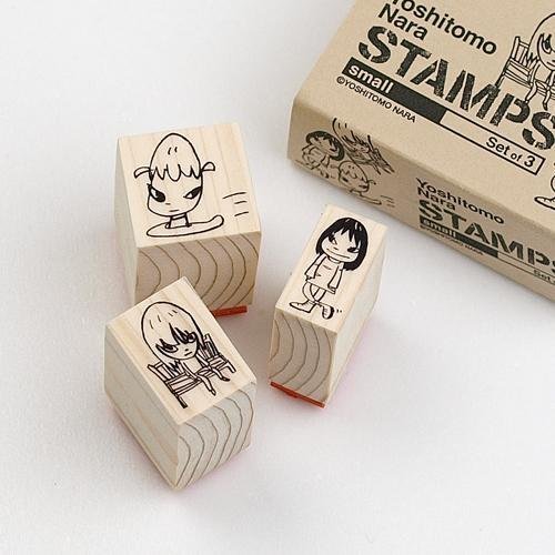 Amazon.co.jp: 奈良美智 スタンプ [Nara STAMP Sサイズ3点セット
