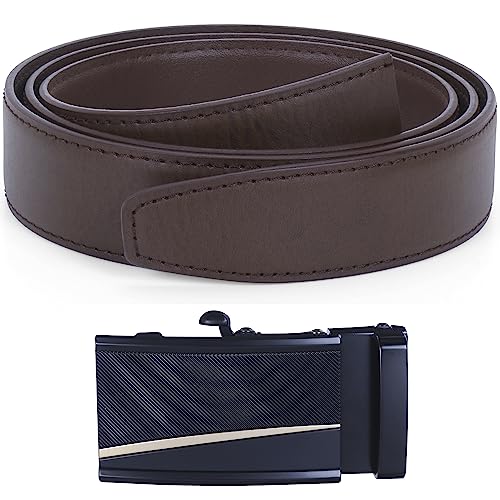 Image of Labnoft Men's PU Leather Auto Lock Belt