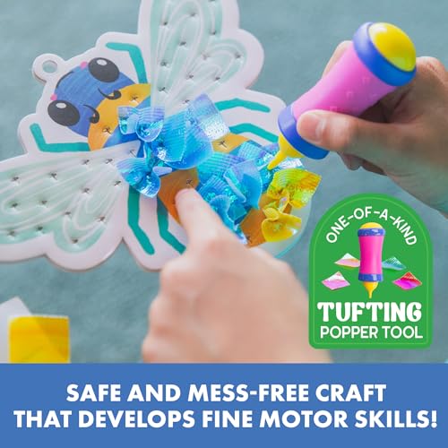 image for Educational Insights Tufting Kit - Arts and Crafts for Kids, Create Me