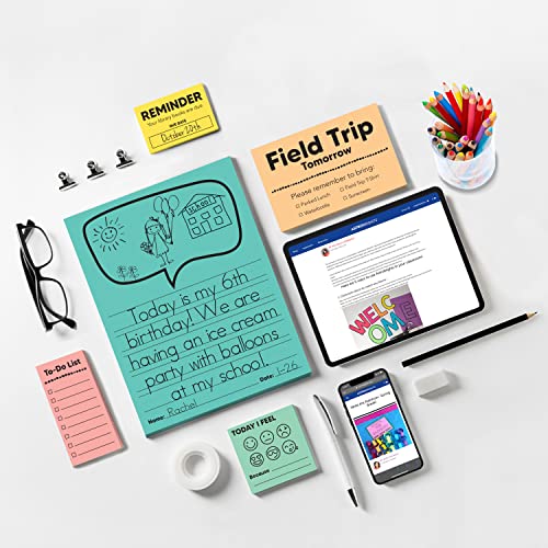 Astrobrights Punchy Pastel Paper Assortment, 8.5" X 11", 24 Lb, 5-Color Assortment, 200 Sheets (91741) #TOP4